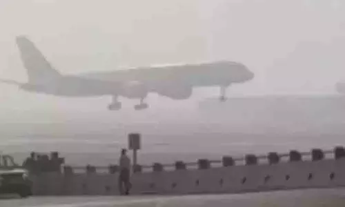 घने कोहरे के कारण बेंगलुरु जाने वाला विमान Chennai हवाई अड्डे पर उतरा