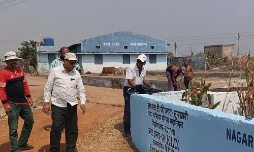 पालिका अफसरों ने किया एफएसटीपी प्लांट का निरीक्षण
