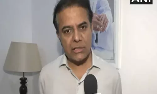 तेलंगाना के सीएम आदतन झूठे हैं, वे लगातार दुष्प्रचार कर रहे हैं: BRS नेता केटीआर तेलंगाना के सीएम आदतन झूठे हैं, वे लगातार दुष्प्रचार कर रहे हैं: BRS नेता केटीआर