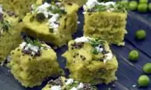 पालक और मकई ढोकला रेसिपी