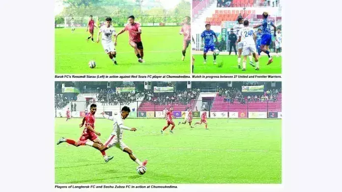 NSL बराक एफसी, लोंगटेरोक एफसी और 27 यूनाइटेड ने जीत हासिल की