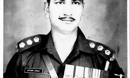 1965 के युद्ध के नायक का Kangra में सैन्य सम्मान के साथ अंतिम संस्कार किया गया