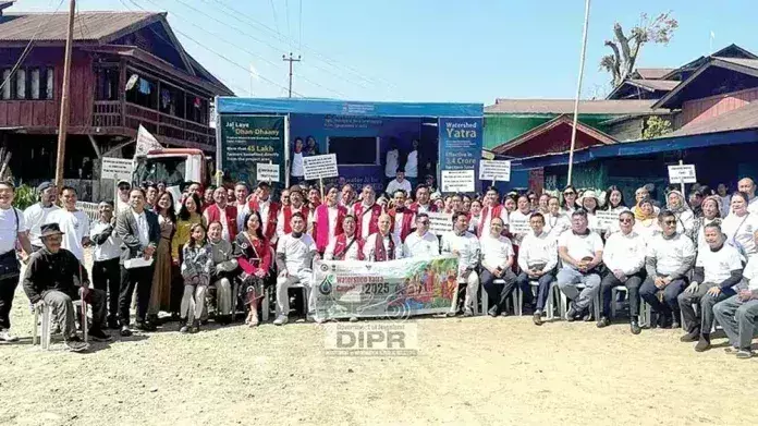 Nagaland :  जलग्रहण यात्रा सुरूमी गांव पहुंची