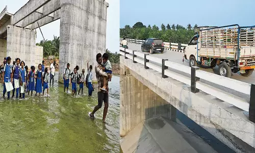 Andhra: छह महीने में पुल का निर्माण पूरा हुआ