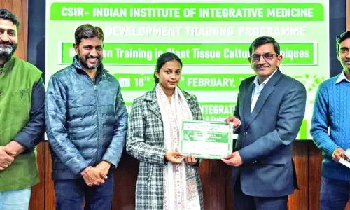 IIIM में प्लांट टिशू कल्चर में प्रगति पर प्रशिक्षण का समापन
