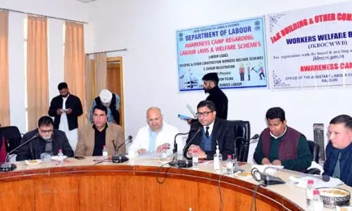 DDC अध्यक्ष, राजौरी विधायक श्रम विभाग के कार्यक्रम में शामिल हुए