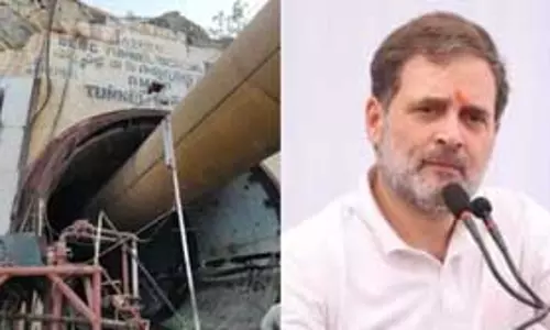 श्रीसैलम सुरंग हादसा : राहुल गांधी बोले-  सुरंग में फंसे मजदूरों को बचाने की कोशिश जारी