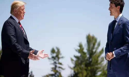 ट्रम्प ने ट्रूडो के साथ आगामी G7 बैठक पर चर्चा की ट्रम्प ने ट्रूडो के साथ आगामी G7 बैठक पर चर्चा की