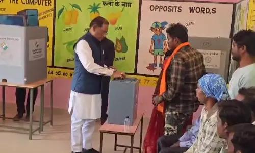 CM विष्णुदेव साय ने त्रिस्तरीय पंचायत चुनाव के तीसरे चरण में किया मतदान