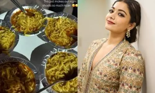 Rashmika Mandanna ने अपने 4 ए.एम. स्नैक की एक झलक साझा की Rashmika Mandanna ने अपने 4 ए.एम. स्नैक की एक झलक साझा की