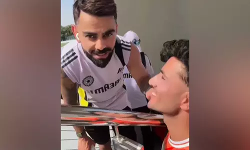 Virat Kohli ने नेट पर शानदार गेंदबाजी के लिए यूएई के इबरार अहमद डावर की प्रशंसा की
