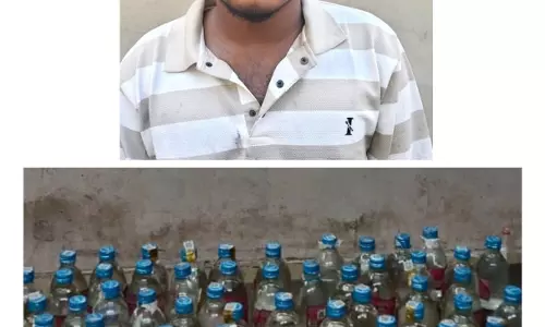 रायपुर : अवैध रूप से शराब बेचते युवक गिरफ्तार