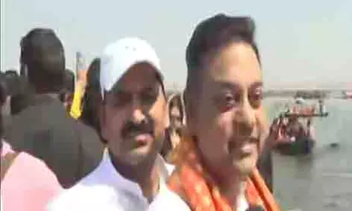 संबित पात्रा ने महाकुंभ का दौरा किया, UP सरकार की व्यवस्थाओं की सराहना की
