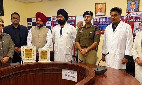 Gurdaspur में पुलिस के लिए चिकित्सा शिविर