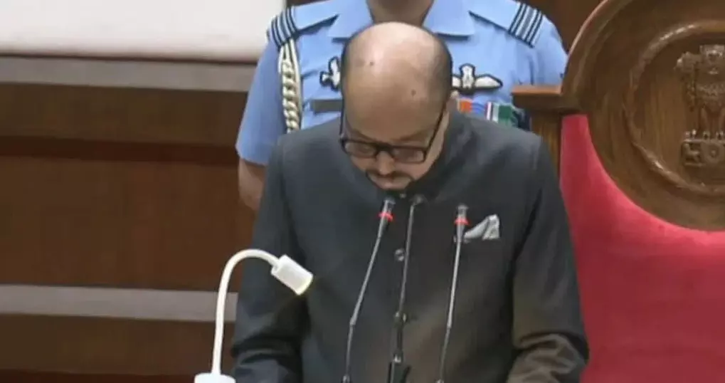 बजट सत्र 2025 के पहले दिन राज्यपाल रमेन डेका का अभिभाषण हुआ बजट सत्र 2025 के पहले दिन राज्यपाल रमेन डेका का अभिभाषण हुआ