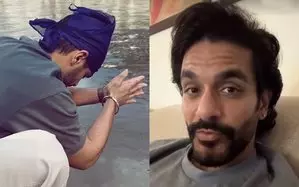 Angad Bedi ने अपने पूर्वजों की सलामती के लिए प्रार्थना की Angad Bedi ने अपने पूर्वजों की सलामती के लिए प्रार्थना की