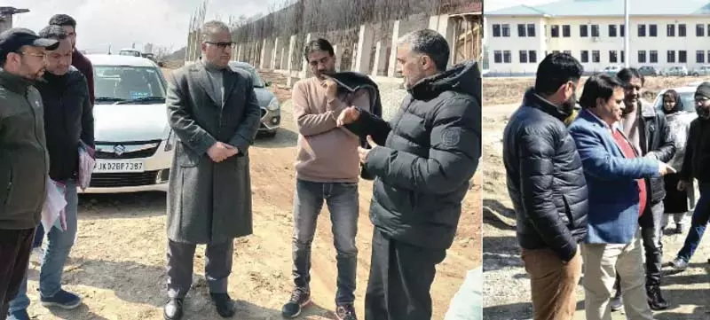 निदेशक कॉलेज ने Kashmir में नव स्थापित डिग्री कॉलेजों के निर्माण कार्यों की समीक्षा की निदेशक कॉलेज ने Kashmir में नव स्थापित डिग्री कॉलेजों के निर्माण कार्यों की समीक्षा की