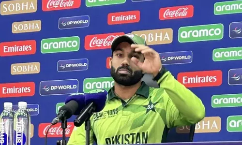 Dubai: चैंपियन टूर्नामेंट में पाकिस्तान का सफर समाप्त: मोहम्मद रिजवान Dubai: चैंपियन टूर्नामेंट में पाकिस्तान का सफर समाप्त: मोहम्मद रिजवान
