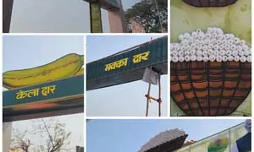 पीएम मोदी के स्वागत के लिए भागलपुर तैयार, केला से मखाना तक के नाम पर खास द्वार