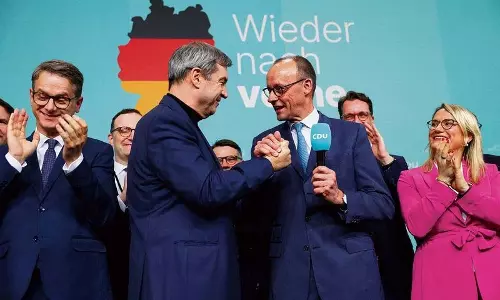 कंजर्वेटिव मर्ज़ जर्मनी के नए चांसलर बनने को तैयार दक्षिणपंथी AfD दूसरे स्थान पर पहुंची