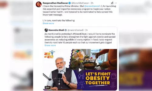 मोटापे के खिलाफ पीएम मोदी के अभियान में शामिल हुए सितारे, आर माधवन बोले- ‘नामित होने पर गर्व’