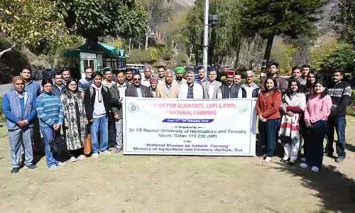 Nauni University में प्राकृतिक खेती पर प्रशिक्षण