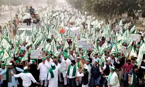 NCR Loni: भारतीय किसान यूनियन ने महापंचायत का आयोजन किया