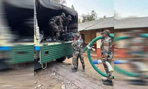 नौसेना और सशस्त्र बल SLBC सुरंग बचाव अभियान में शामिल हुए