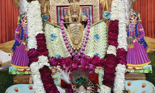 नौगांवा सांवलिया सेठ का नोटो से श्रृंगार, दर्शन को उमड़े भक्त