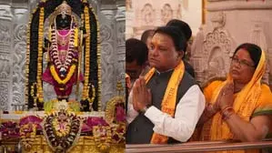 Odisha CM मोहन चरण माझी ने अयोध्या दौरे के दौरान राम मंदिर में आशीर्वाद लिया Odisha CM मोहन चरण माझी ने अयोध्या दौरे के दौरान राम मंदिर में आशीर्वाद लिया