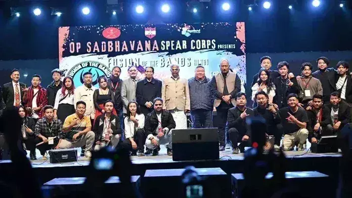 Nagaland : येलो कैसेट्स को फ्यूजन ऑफ द बैंड्स सीजन 2 का विजेता घोषित किया Nagaland : येलो कैसेट्स को फ्यूजन ऑफ द बैंड्स सीजन 2 का विजेता घोषित किया