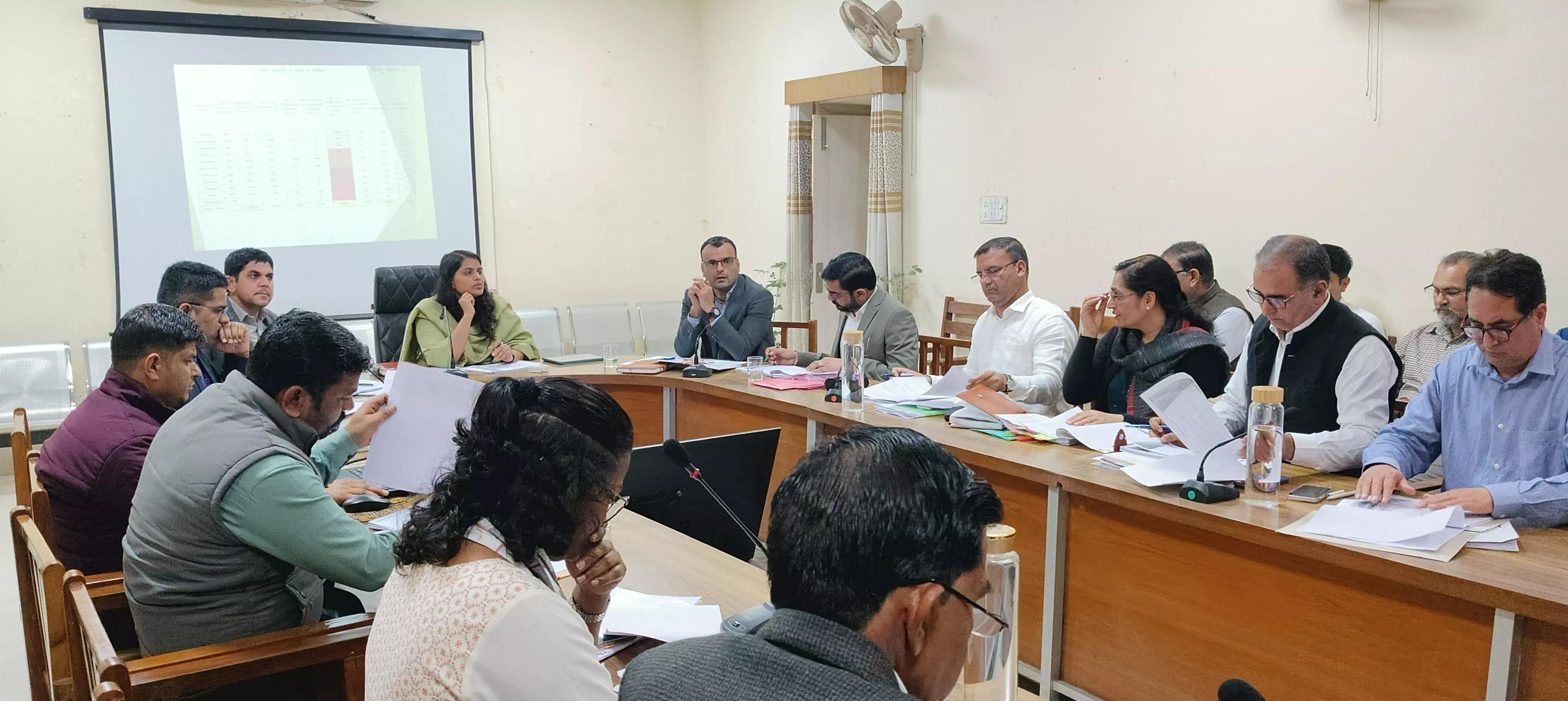 Sri Ganganagar: पेयजल व्यवस्था को बनाये रखें सुचारू राजस्व अधिकारियों की समीक्षा बैठक Sri Ganganagar: पेयजल व्यवस्था को बनाये रखें सुचारू राजस्व अधिकारियों की समीक्षा बैठक