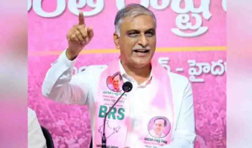 हैदराबाद सूख रहा, जल संकट गहरा रहा: Harish हैदराबाद सूख रहा, जल संकट गहरा रहा: Harish