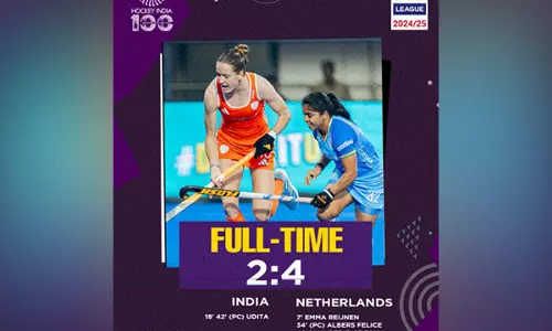 FIH Hockey Pro League: मौजूदा चैंपियन नीदरलैंड ने भारत को 4-2 से हराया FIH Hockey Pro League: मौजूदा चैंपियन नीदरलैंड ने भारत को 4-2 से हराया