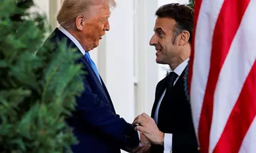 French President said, शांति का मतलब यूक्रेन का आत्मसमर्पण नहीं होना चाहिए