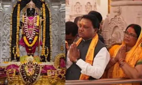 Odisha CM मोहन चरण माझी ने अयोध्या दौरे के दौरान राम मंदिर में आशीर्वाद लिया