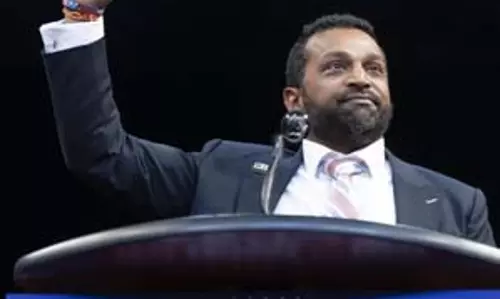 New FBI  निदेशक काश पटेल ने कार्यवाहक एटीएफ प्रमुख के रूप में शपथ ली