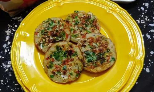 ओट्स मिनी उत्तपम रेसिपी