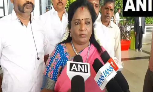 DMK अब भाषा की राजनीति को भुना नहीं सकती: भाजपा नेता तमिलिसाई सौंदराजन DMK अब भाषा की राजनीति को भुना नहीं सकती: भाजपा नेता तमिलिसाई सौंदराजन