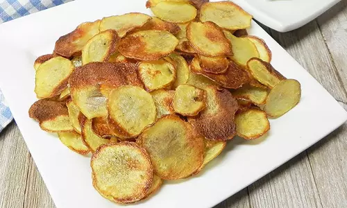 बेक्ड आलू चिप्स रेसिपी
