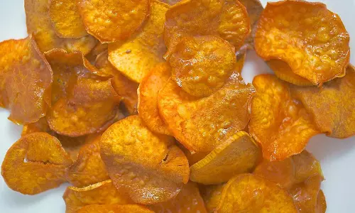 मीठे आलू के चिप्स रेसिपी