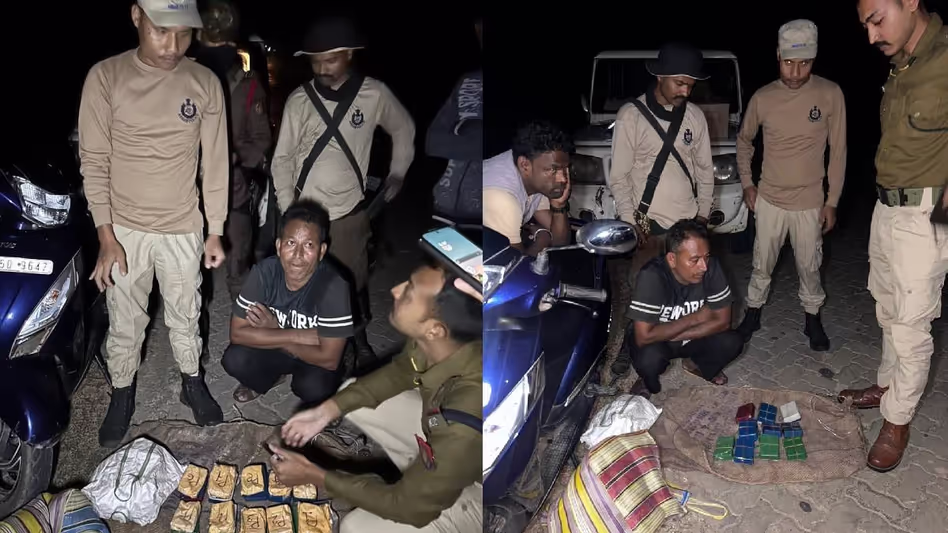 Assam : रताबारी में 117 ग्राम संदिग्ध हेरोइन जब्त, एक गिरफ्तार