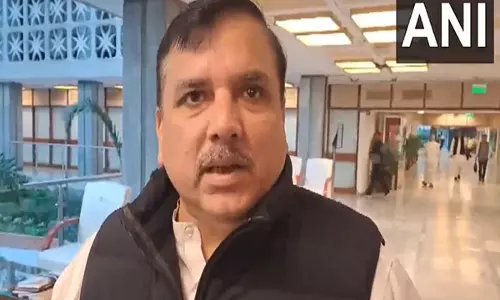 BJP अंबेडकर और भगत सिंह से नफरत करती है, उनकी तस्वीरें हटा दी गईं: आप के संजय सिंह