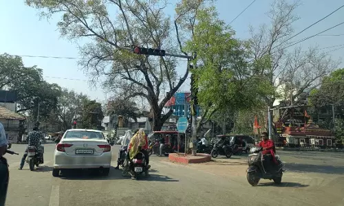 राजीव गांधी चौक में यातायात सुगम बनाया गया