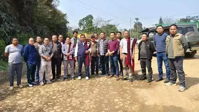 Nagaland :  एओ सेंडेन ने एमकेजी-मारियानी सड़क का निरीक्षण