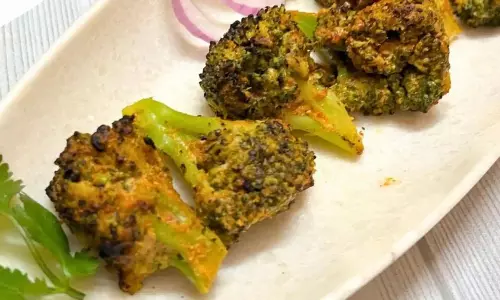 तंदूरी ब्रोकोली और गोभी रेसिपी