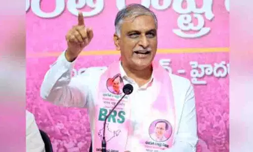 हैदराबाद सूख रहा, जल संकट गहरा रहा: Harish हैदराबाद सूख रहा, जल संकट गहरा रहा: Harish