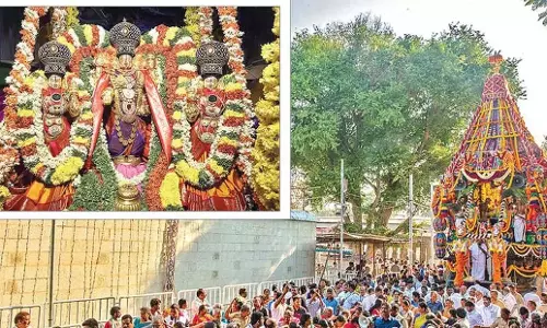 Andhra: श्रीनिवास मंगपुरम में रथोत्सव आयोजित हुआ