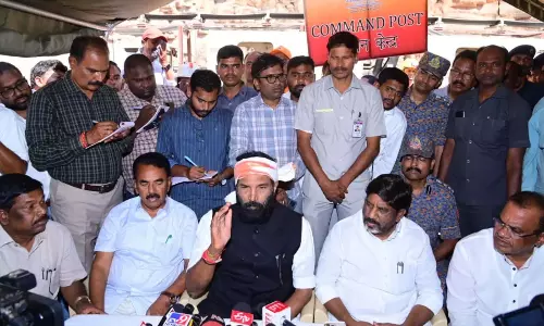 SLBC सुरंग ढहने पर कांग्रेस-BRS में टकराव