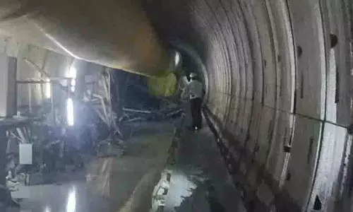 SLBC सुरंग हादसा, फंसे हुए श्रमिकों का जीवन खतरे में